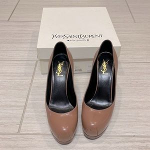 YSL vernigolf nude size 37.5 made in Italy